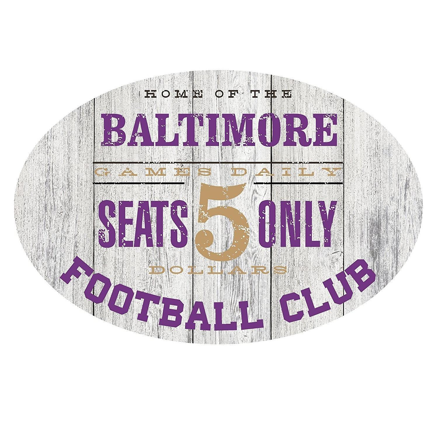 Home of the Denver Football Club Metal Sign Blue/Orange - Oval 12" x 8"-SR1 Performance