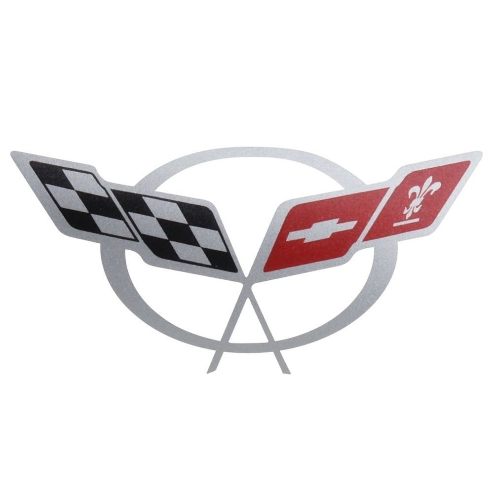 Corvette Air Intake Bridge Decal : 1997-2004 C5 & Z06 (Silver)-SR1 Performance