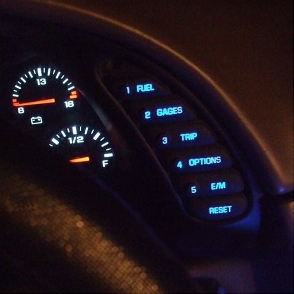1997-2004 C5 Corvette HUD/DIC/WINDOW SWITCH Interior LED Light Package-SR1 Performance