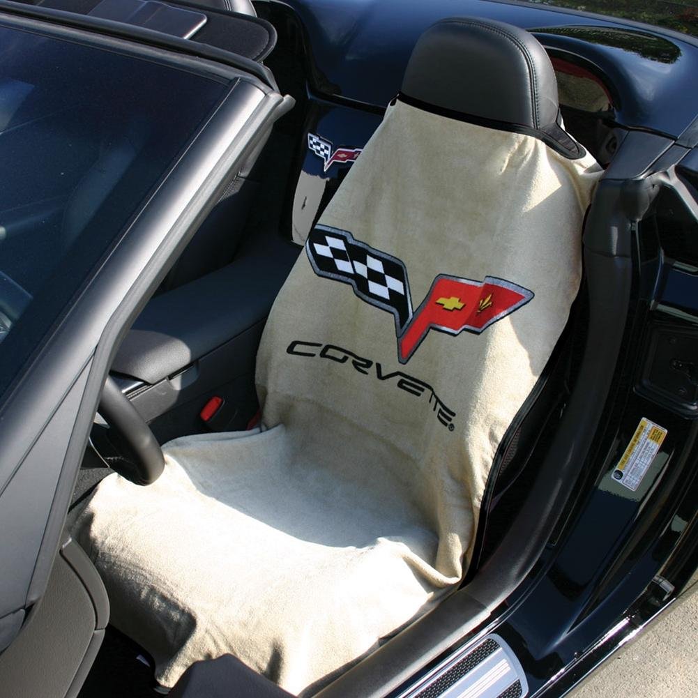 Corvette Seat Armor Protective Cover - Black Pair (05-13 C6, Grand Sport, Z06, ZR1)-SR1 Performance
