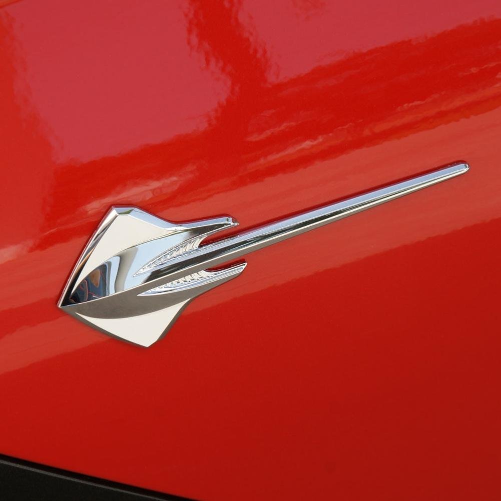 2014 C7 Corvette Stingray Genuine GM OEM Stingray Fender Emblem-SR1 Performance