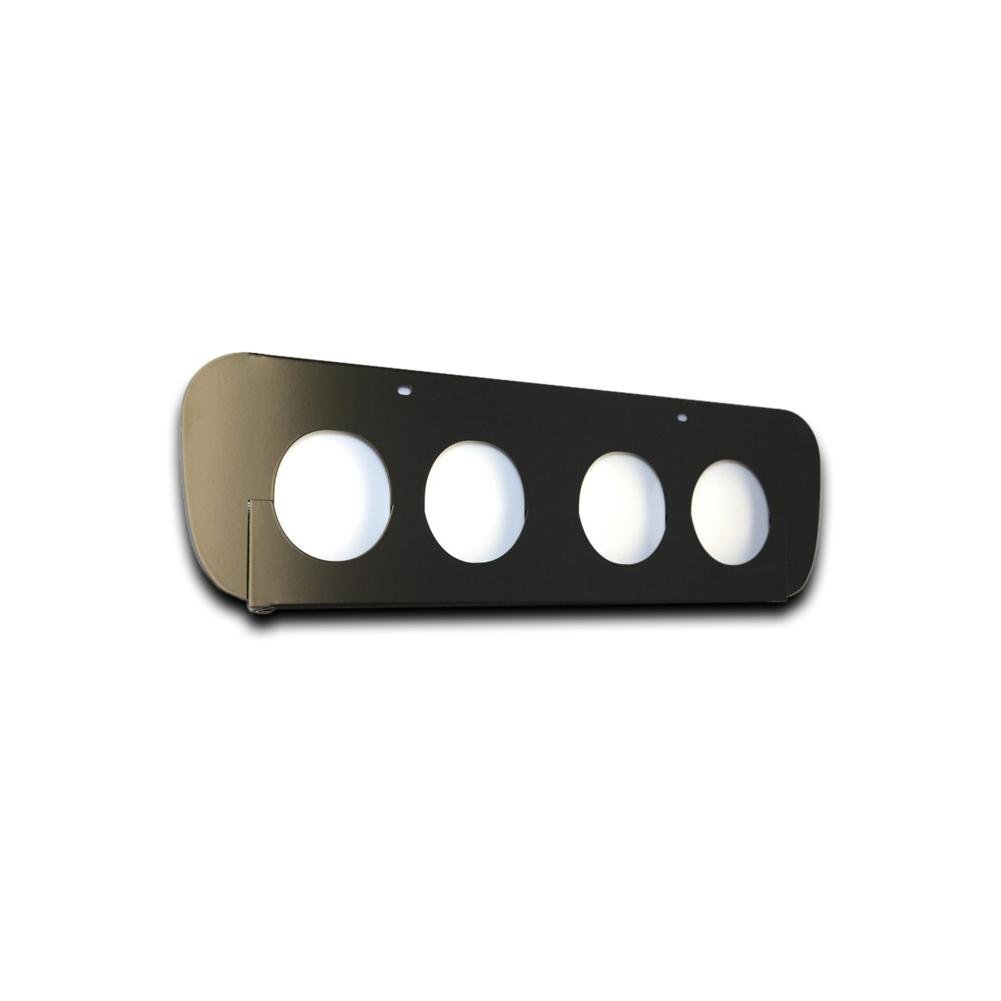 American Car Craft 052052 Black Exhaust Filler Plate (Powder Coated Stock System)-SR1 Performance