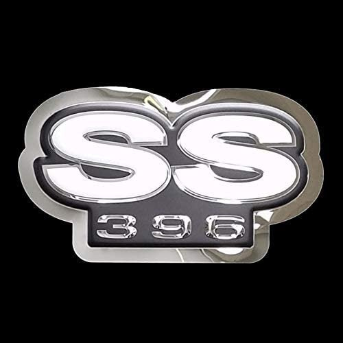 Chevrolet Super Sport SS 454 Badge Stainless Steel Wall Sign - 10" x 17"