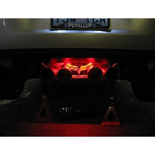 Corvette Exhaust Plate LED Lighting Kit : 2005-2013 C6 only (Orange)-SR1 Performance