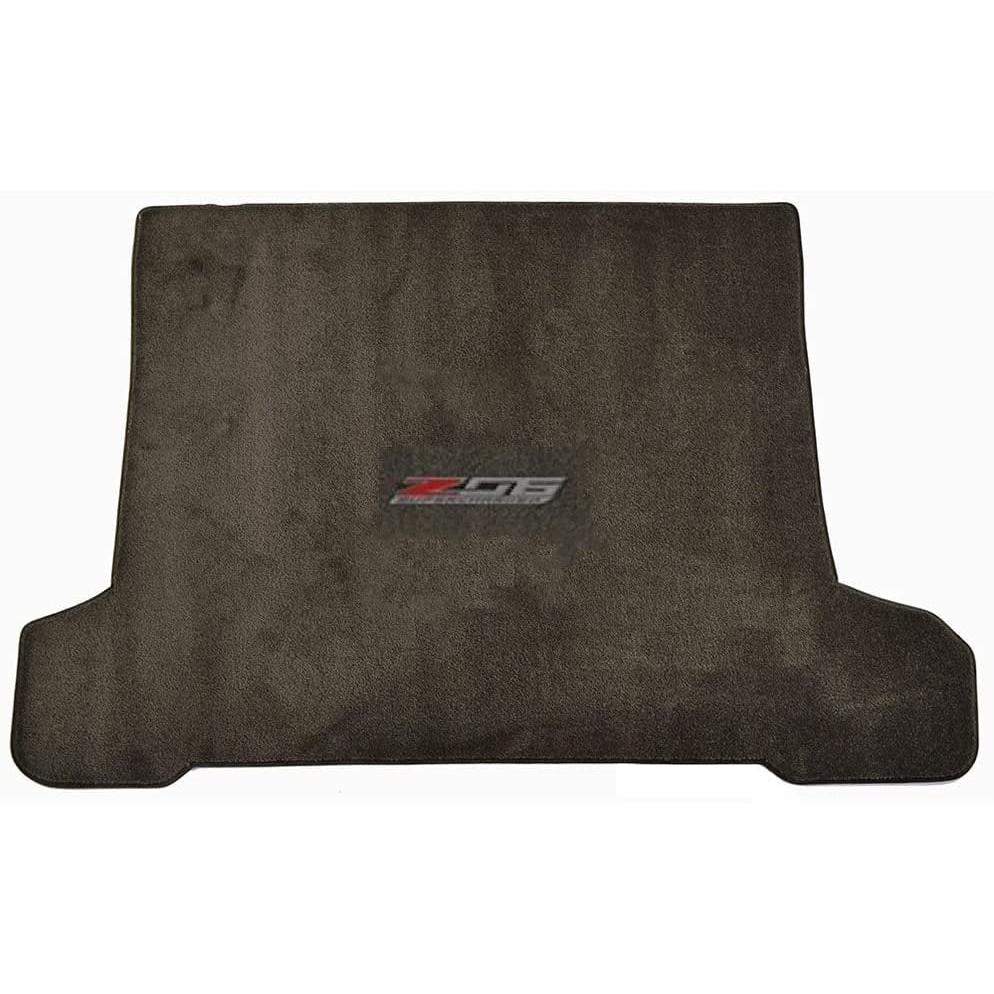 C7 Corvette Z06 Cargo Mat - Lloyds Mats Brownstone with Z06 Logo - Convertible-SR1 Performance