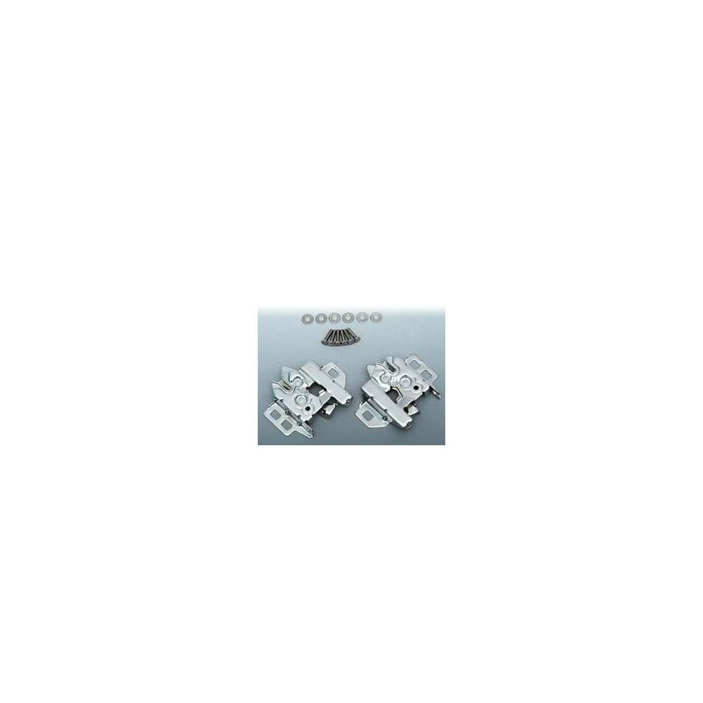 Corvette Chrome Hood Latch Set : 1997-2013 C5, C6, Z06, Grand Sport & ZR1-SR1 Performance