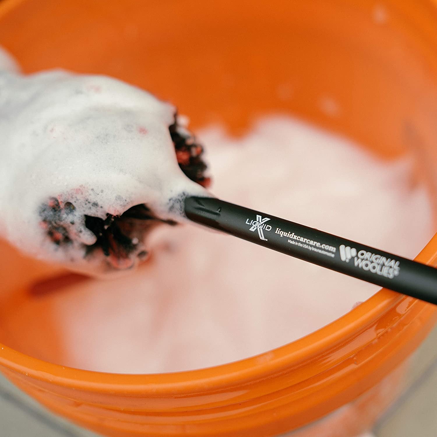 Liquid X Original Wheel Woolies Brushes 3 Piece Kit - Black-SR1 Performance