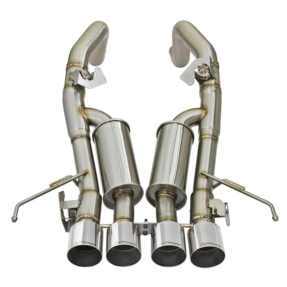 C7 Stingray, Z51, Grand Sport Corvette MACH Force-Xp 3" to 2-1/2" Axle-Back Exhaust System - aFe Power PFADT-SR1 Performance