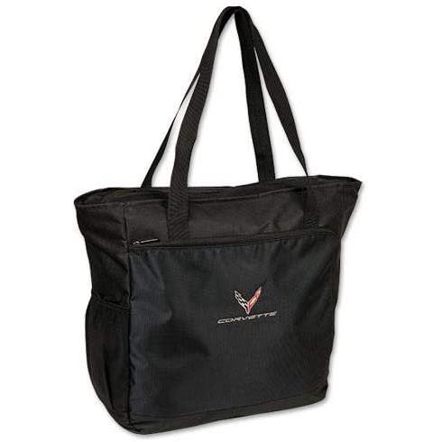 C8 Corvette Port Authority City Tote Bag - Black-SR1 Performance