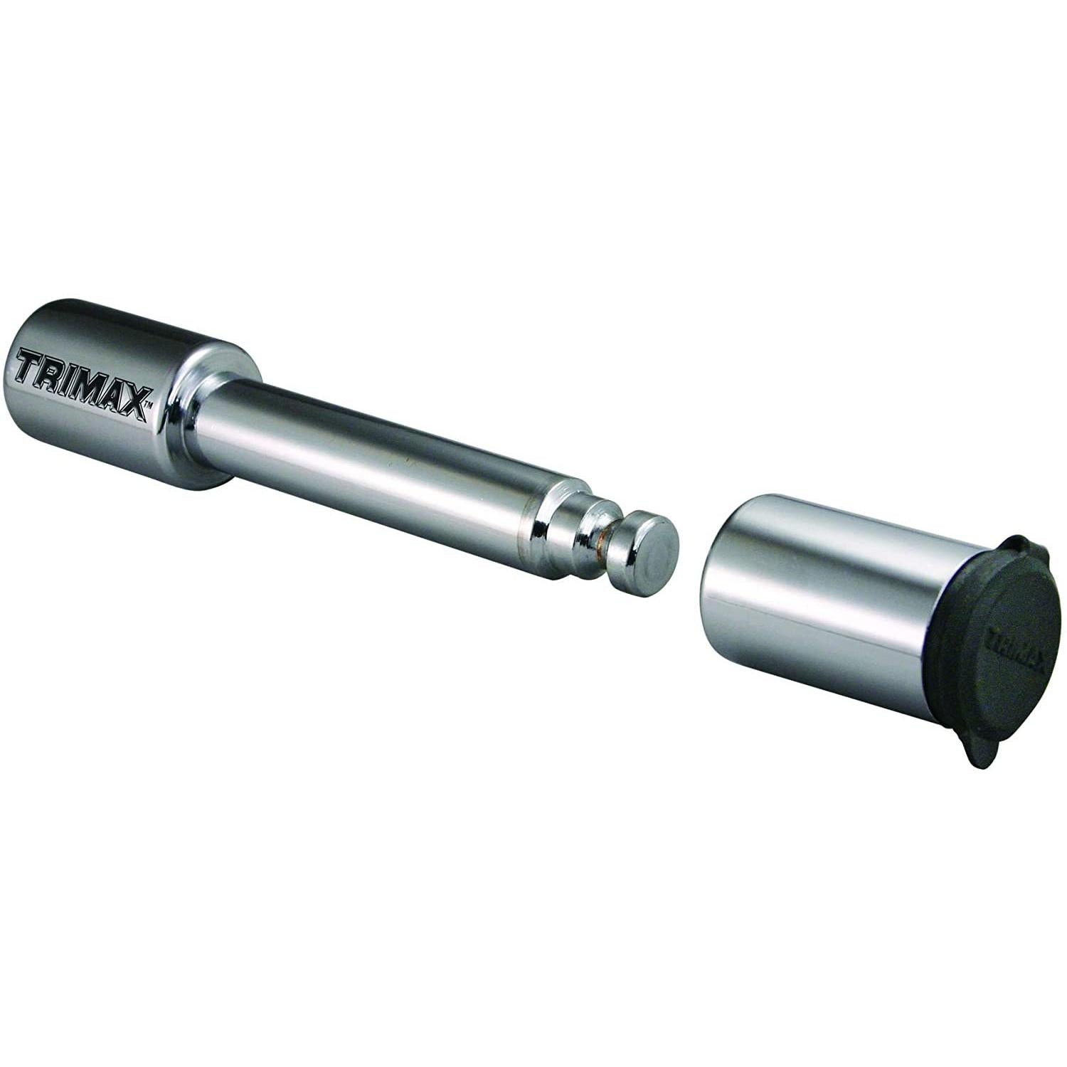 Trimax Industrial 5/8" Dia.Receiver Lock Twister Series with Flat Keys TK225, Clam Packaging, Chrome-SR1 Performance