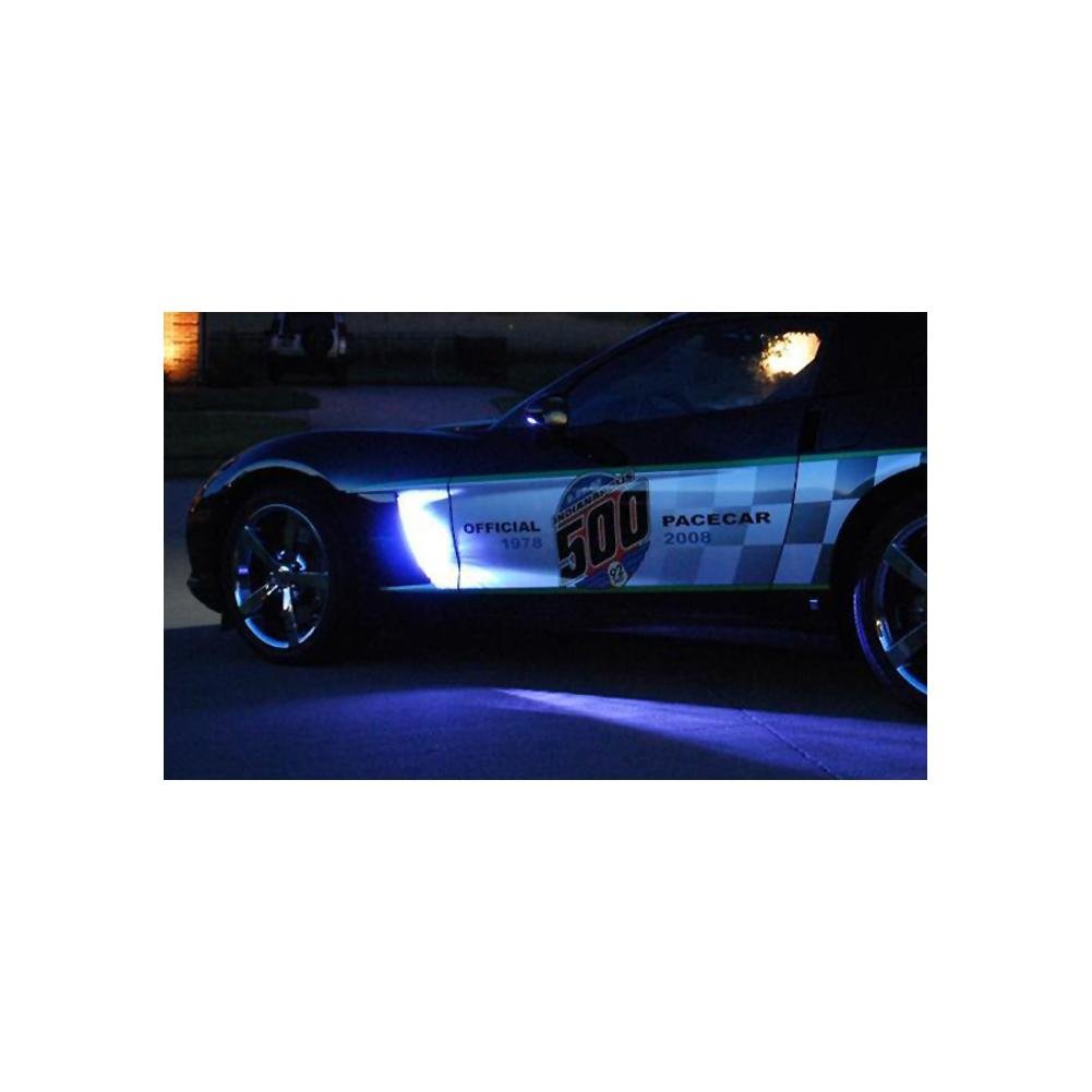 Corvette Fender Side Cove LED Lighting Kit with Standard Remote : 2005-2013 C6, Z06, ZR1-SR1 Performance