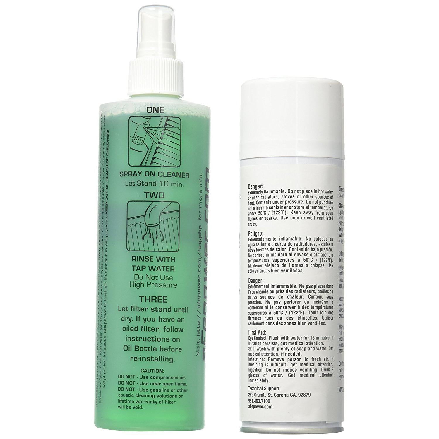 Air Filter Restore Kit - Blue Oil and Power Cleaner - aFe Power MagnumFLOW 90-50001-SR1 Performance