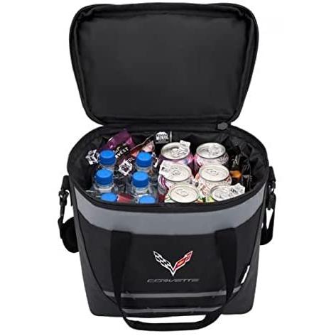C7 Corvette 24 Can Ice Chest Cooler - Black/Grey-SR1 Performance