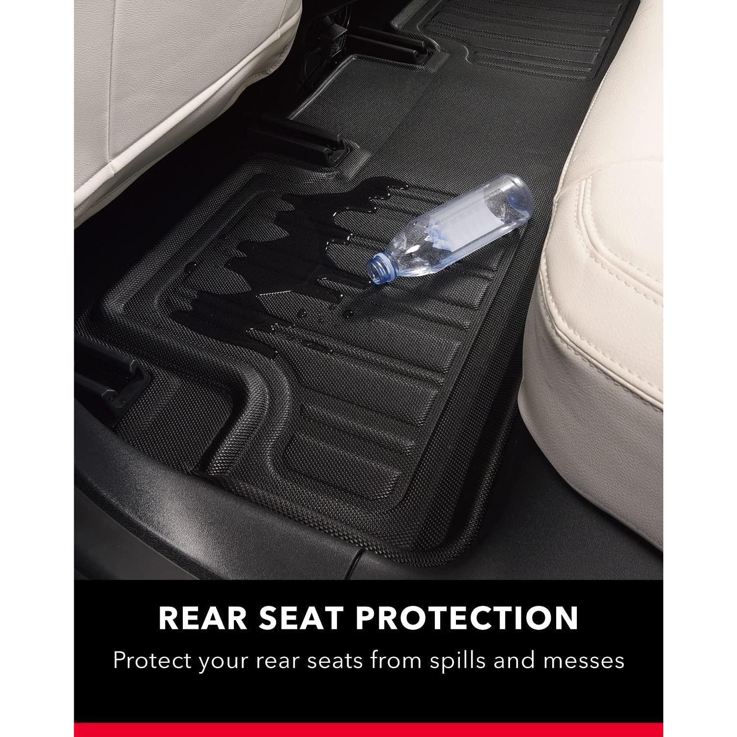 3D MAXpider All-Weather Floor Mats for Tesla Model Y 2021-2022 Premium Custom Fit Floor Liners, ELITECT Series (1st & 2nd Row)-SR1 Performance