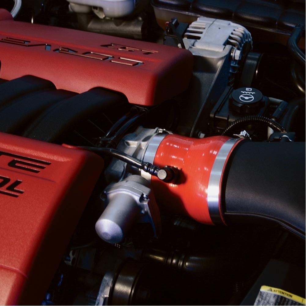 2005-2007 C6 LS2 Corvette Smooth Power Coupler - Red-SR1 Performance