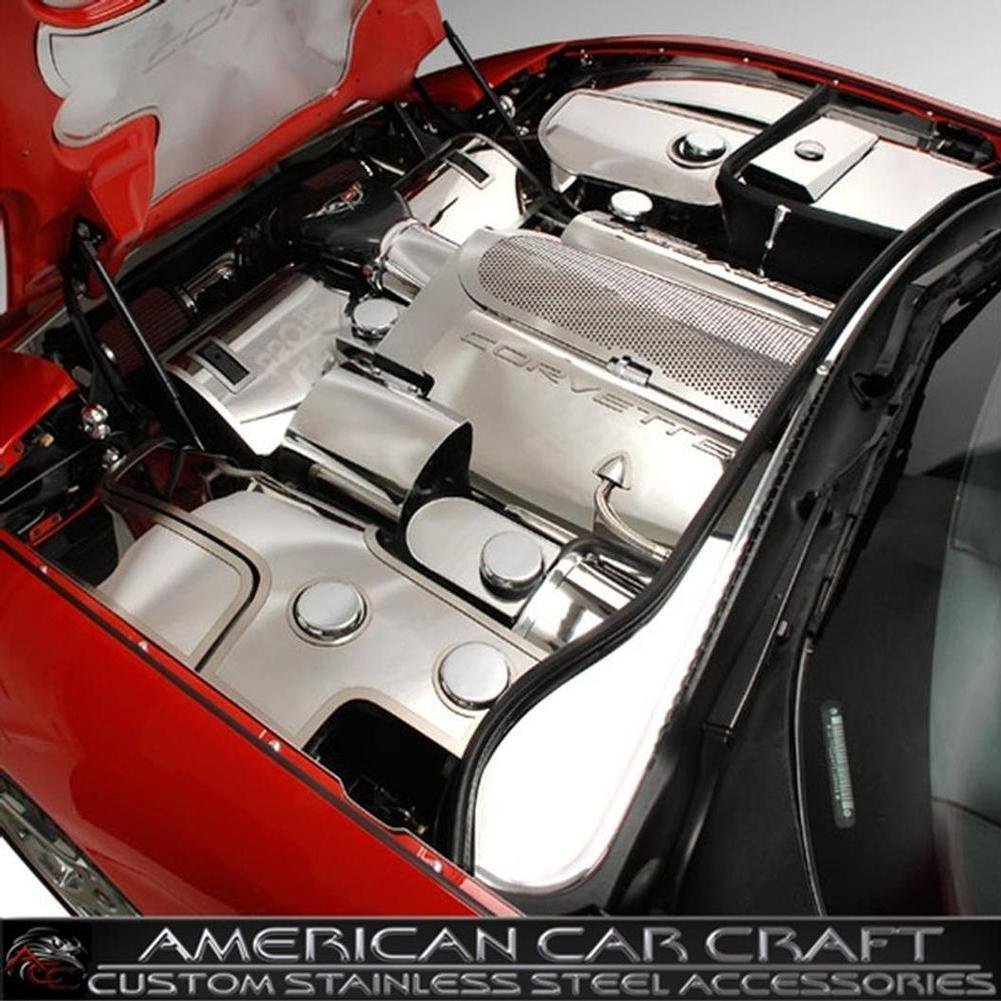 Corvette Wiper Cowl Cover - Polished Stainless Steel : 1997-2004 C5 & Z06-SR1 Performance