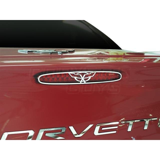 Corvette Third Brake Light with C5 Logo - Polished Stainless Steel : C5 & Z06-SR1 Performance