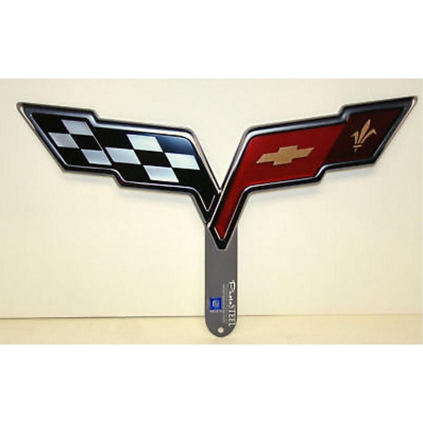 C6 Corvette Metal Landscaping Stake Sign 18 x 11-SR1 Performance