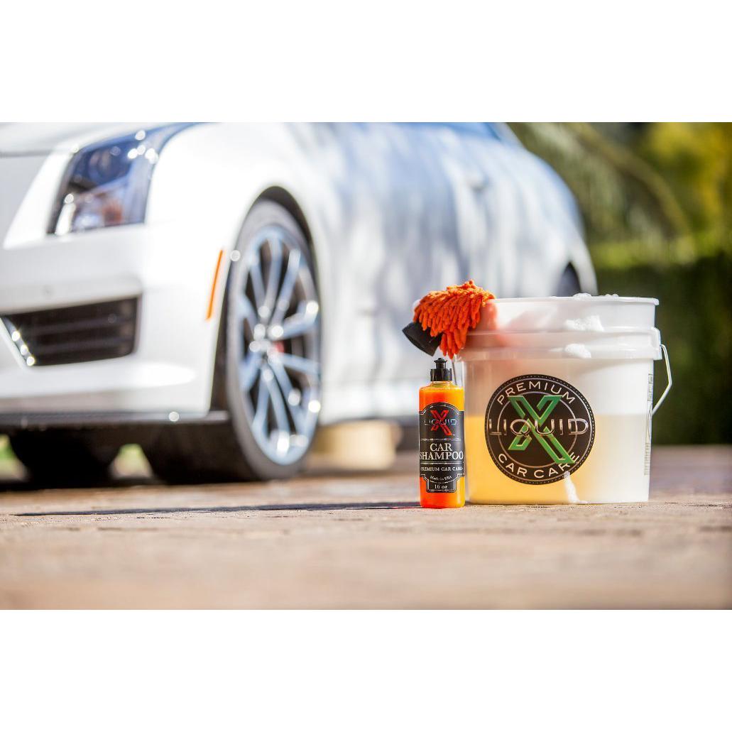 Liquid X Premium Chenille Microfiber Wash Mitt - 12" x 9"-SR1 Performance