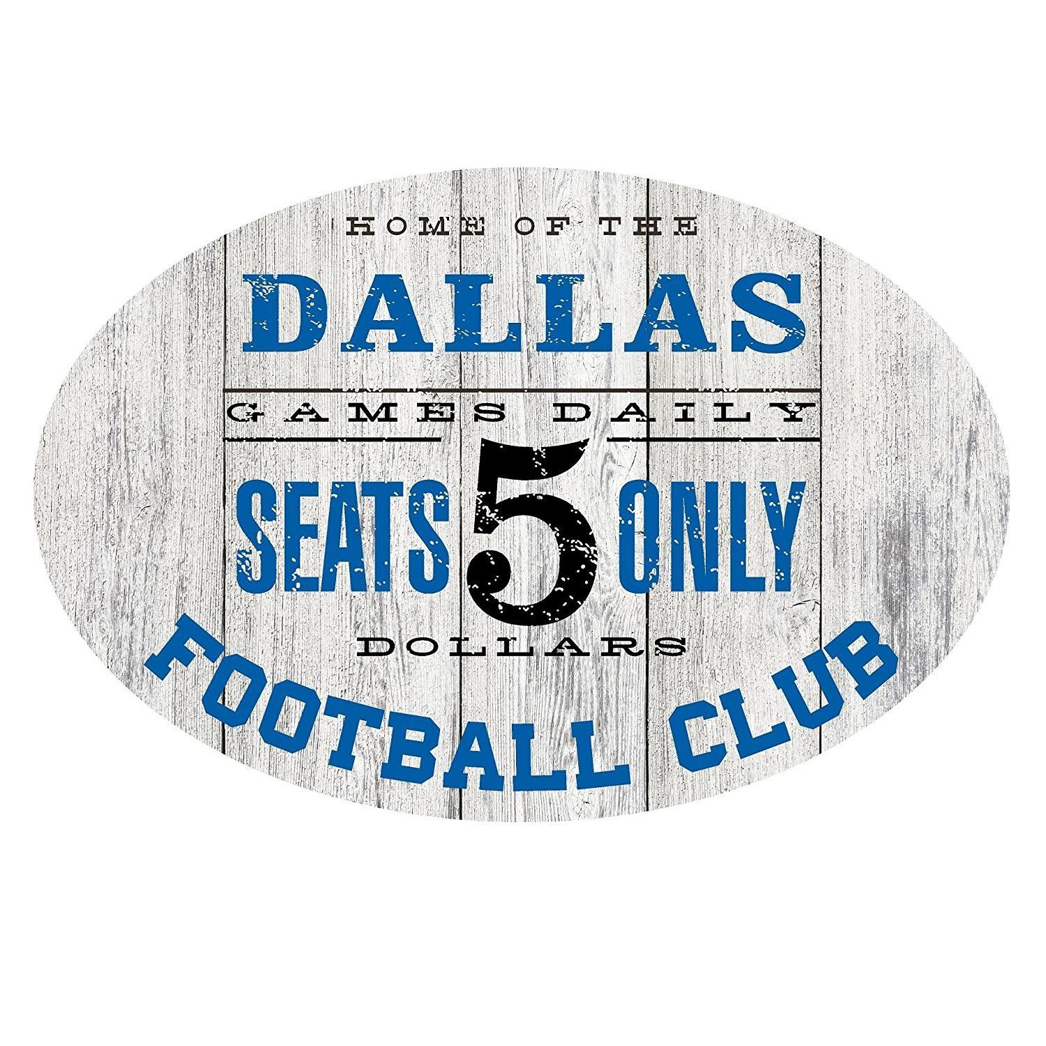 Home of the Denver Football Club Metal Sign Blue/Orange - Oval 12" x 8"-SR1 Performance
