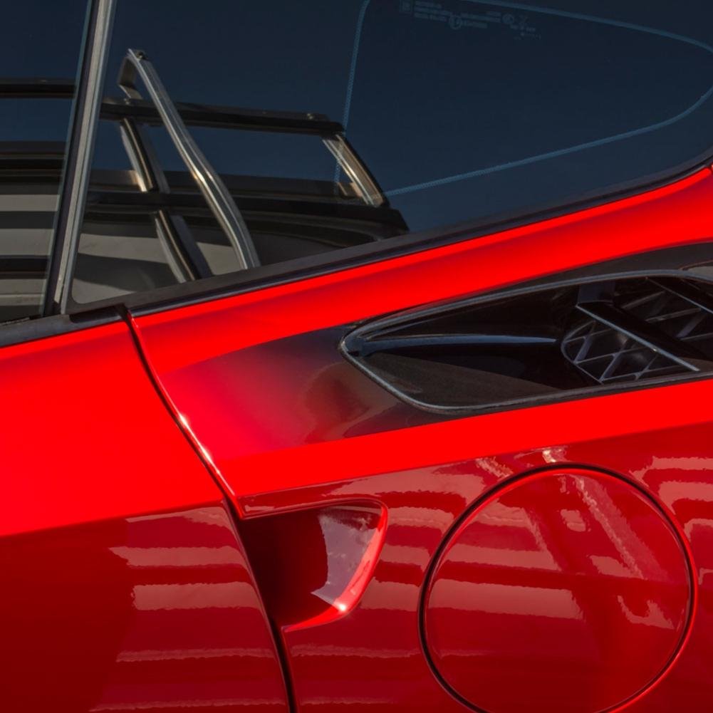 C7 Corvette Stingray - Rear Quarter Vent Sport Fade Graphic 2pc.-SR1 Performance