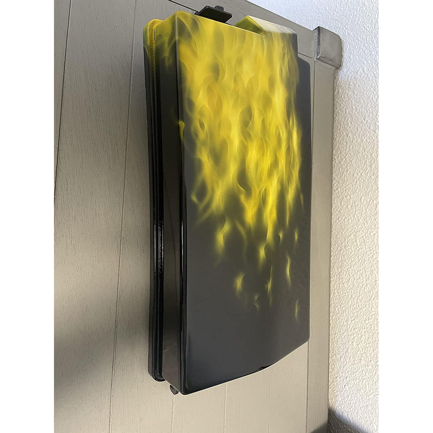 SR1 Performance Custom Air Brushed GM Fuse Lid with Yellow Flames Compatible for 2010-2015 Camaro V6 & V8-SR1 Performance