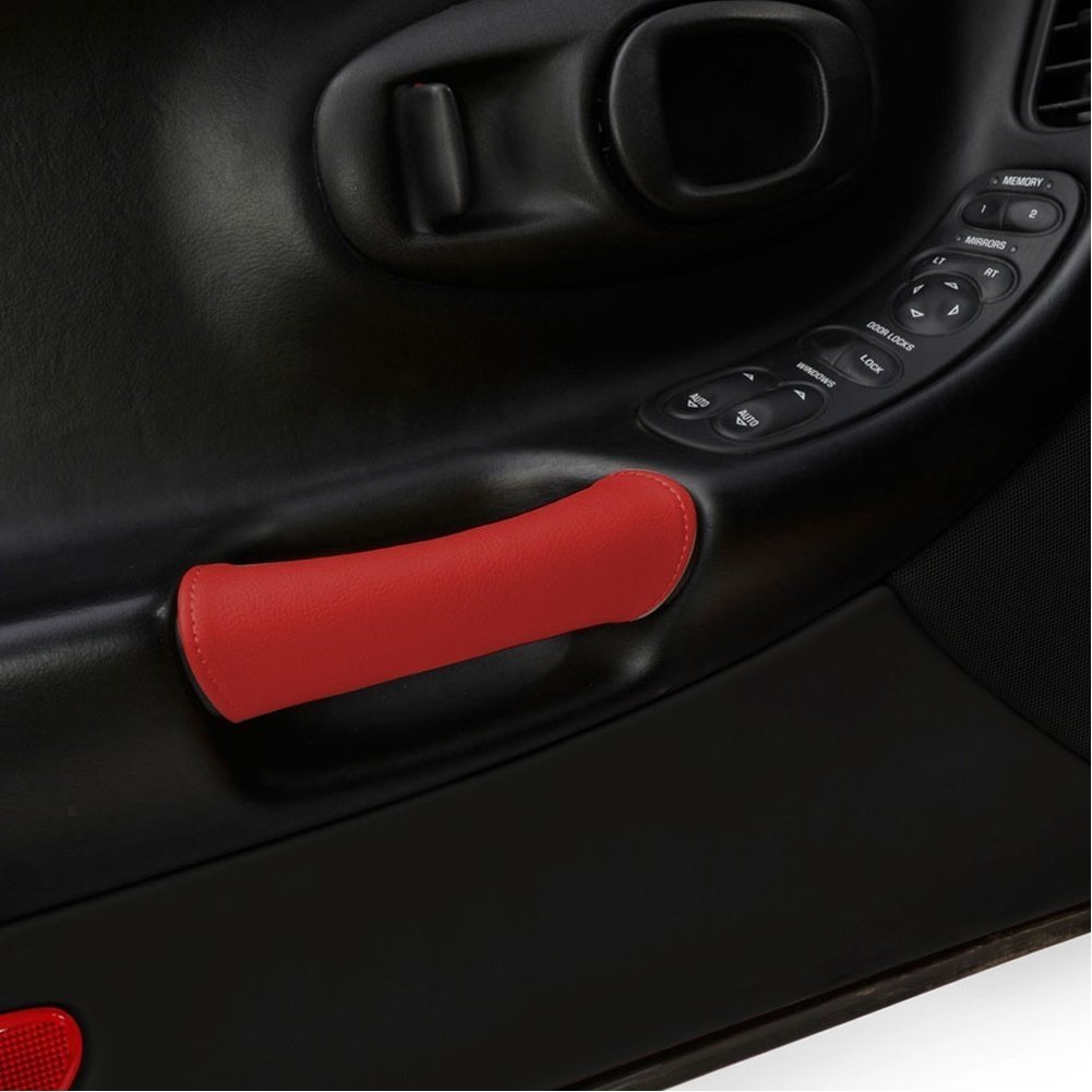 Corvette Door Handle Accent - Leather : 1997-2004 C5 & Z06-SR1 Performance