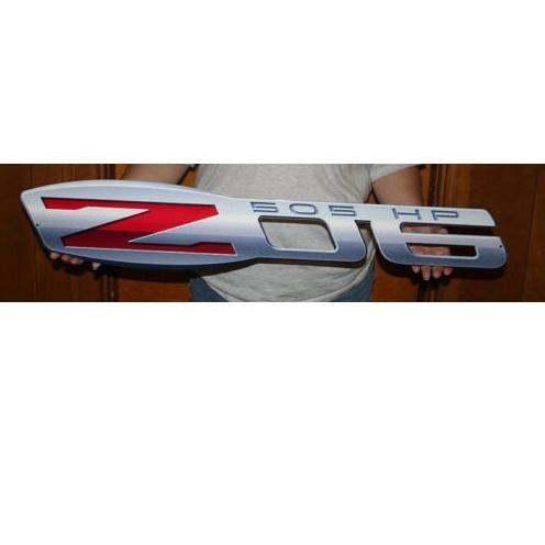 Corvette C6 Z06 Emblem Wall Sign 36" x 7" : 2006-2013 Z06-SR1 Performance