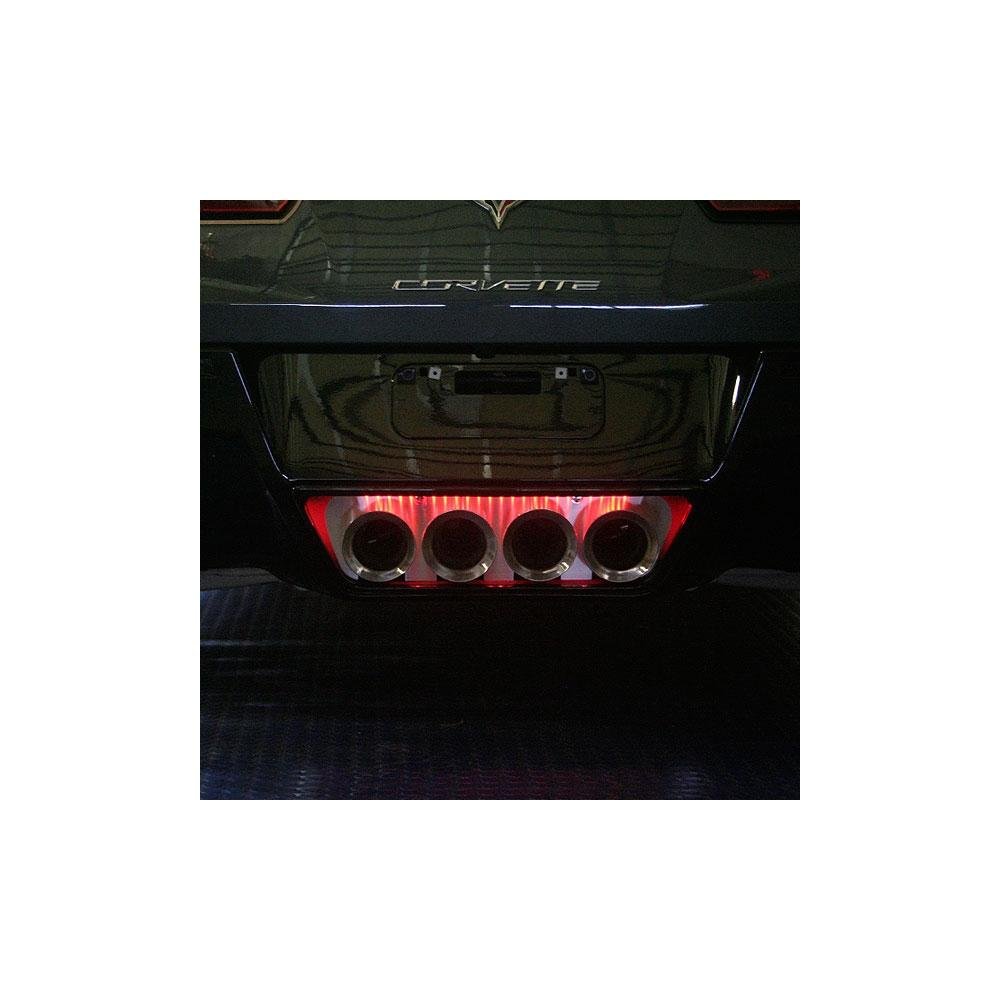 2014-2017 C7/Z51 Stingray and Z06 Corvette - Exhaust Filler Panel Polished NPP VERSION Exhaust-SR1 Performance