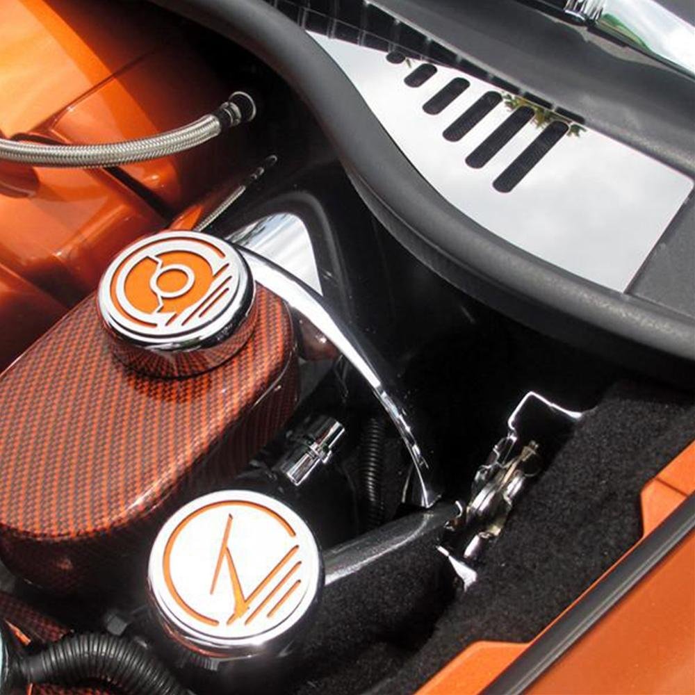 Corvette Brake Booster Cover - Polished Stainless Steel : 2005-2007 C6-SR1 Performance