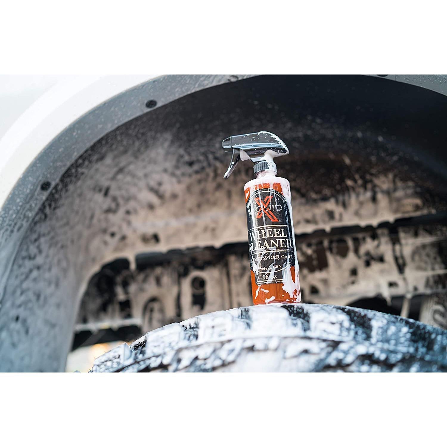 Liquid X Original Wheel Woolies Brushes 3 Piece Kit - Black-SR1 Performance