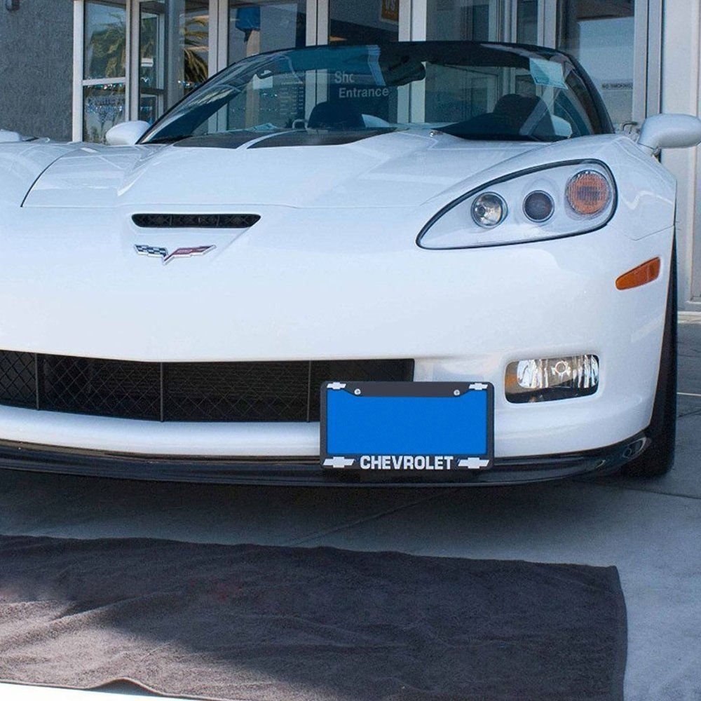 2005-2013 C6 Corvette Z06, ZR1, Grand Sport STO-N-SHO Removable Take Off Front License Plate Bracket-SR1 Performance