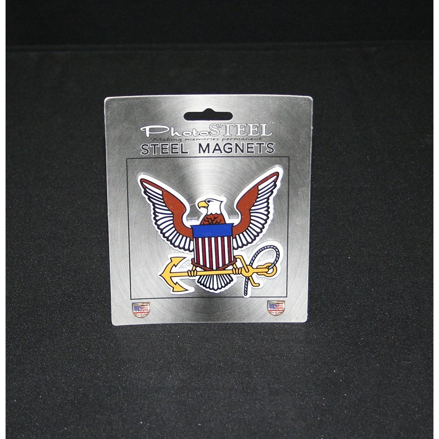 US Navy Eagle Magnet - 4" x 4" - MADE IN THE USA!-SR1 Performance