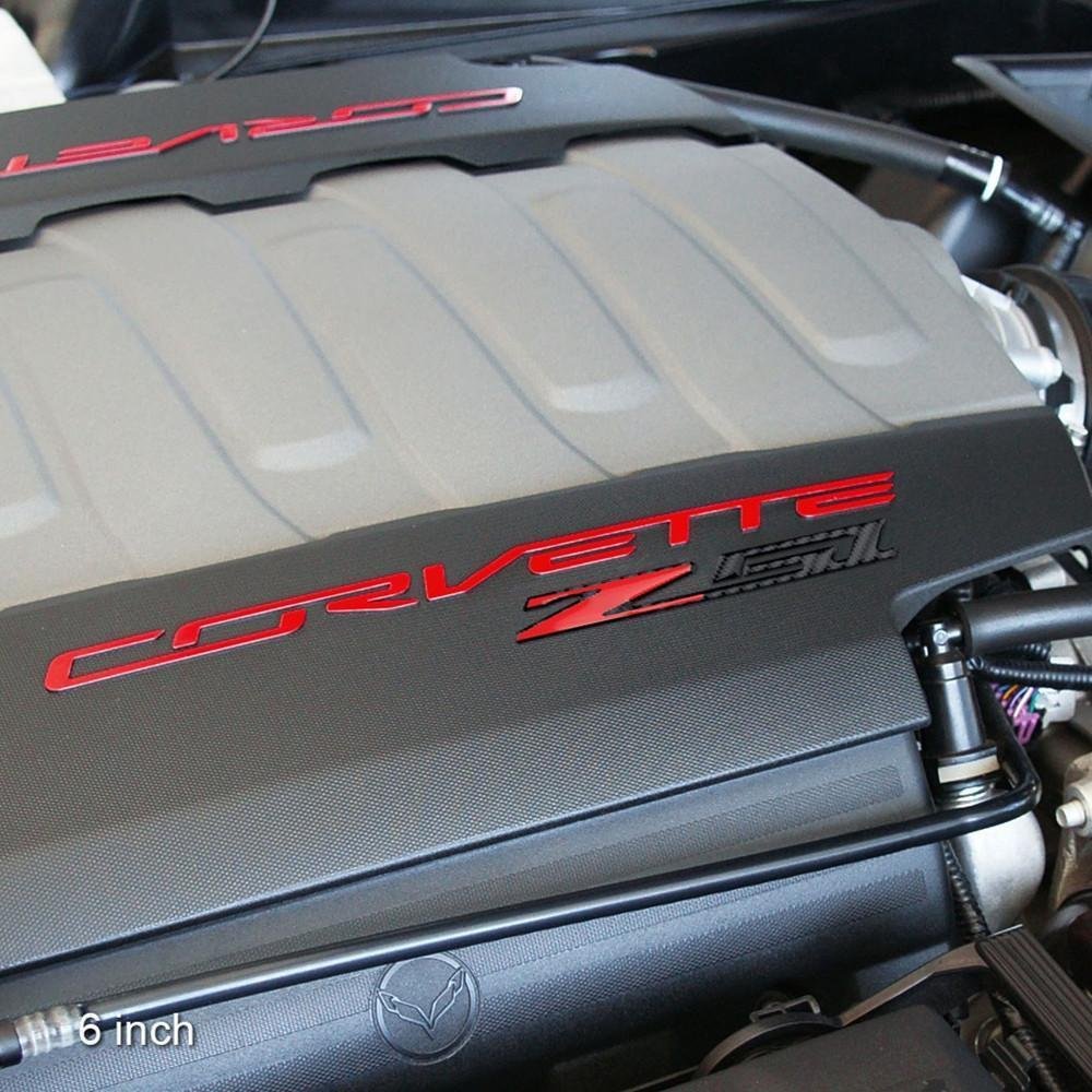 C7, C8 Corvette Z51 Badge Emblem - Domed - Carbon Fiber Look-SR1 Performance
