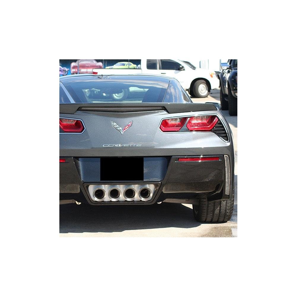2014-2017 C7 Corvette Stingray - 2Pc Polished Tail Light Trim Ring-SR1 Performance