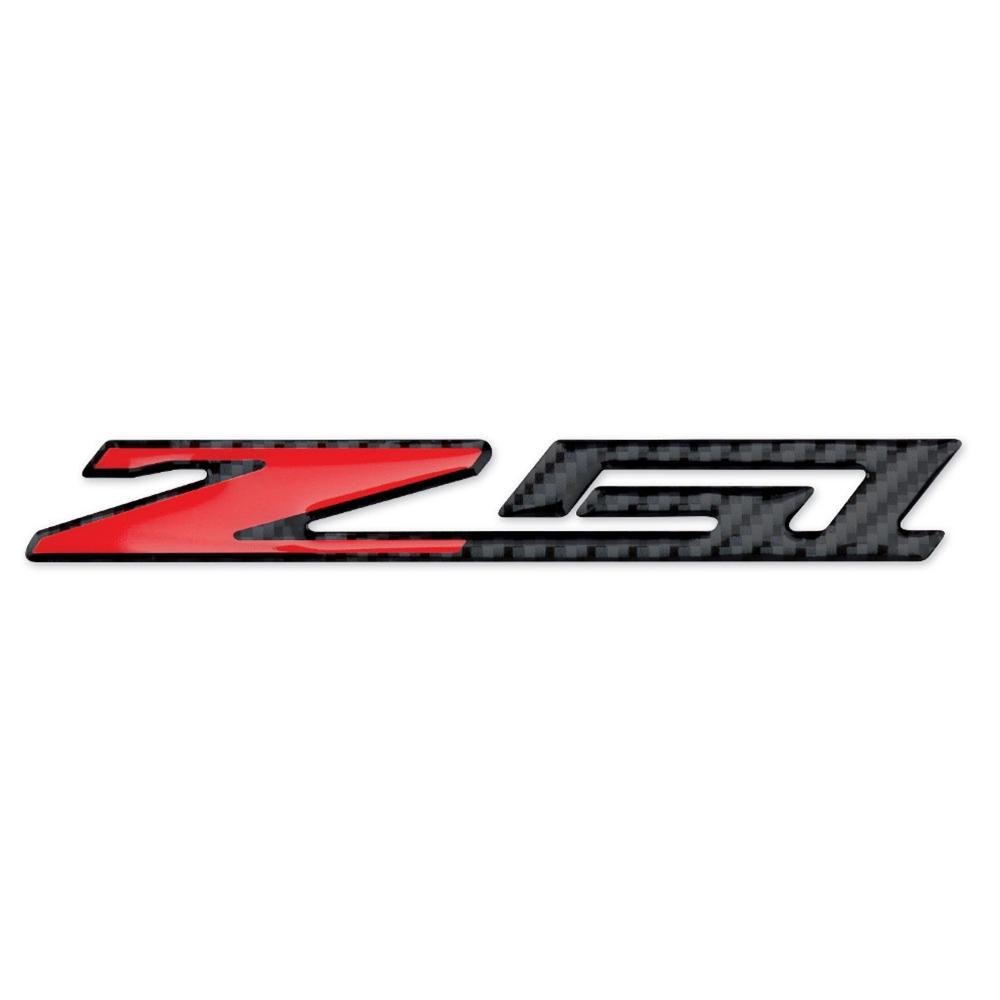 C7, C8 Corvette Z51 Badge Emblem - Domed - Carbon Fiber Look-SR1 Performance