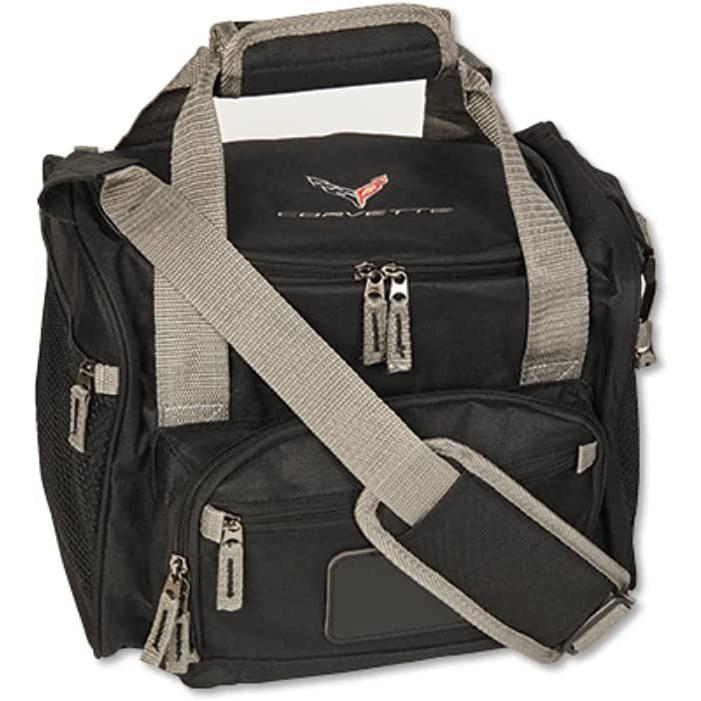 C8 Corvette Cooler Bag Ice Chest - Black with Gray-SR1 Performance