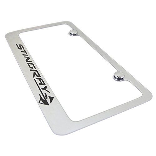 C7 Corvette Stingray License Plate Frame - Chrome-SR1 Performance