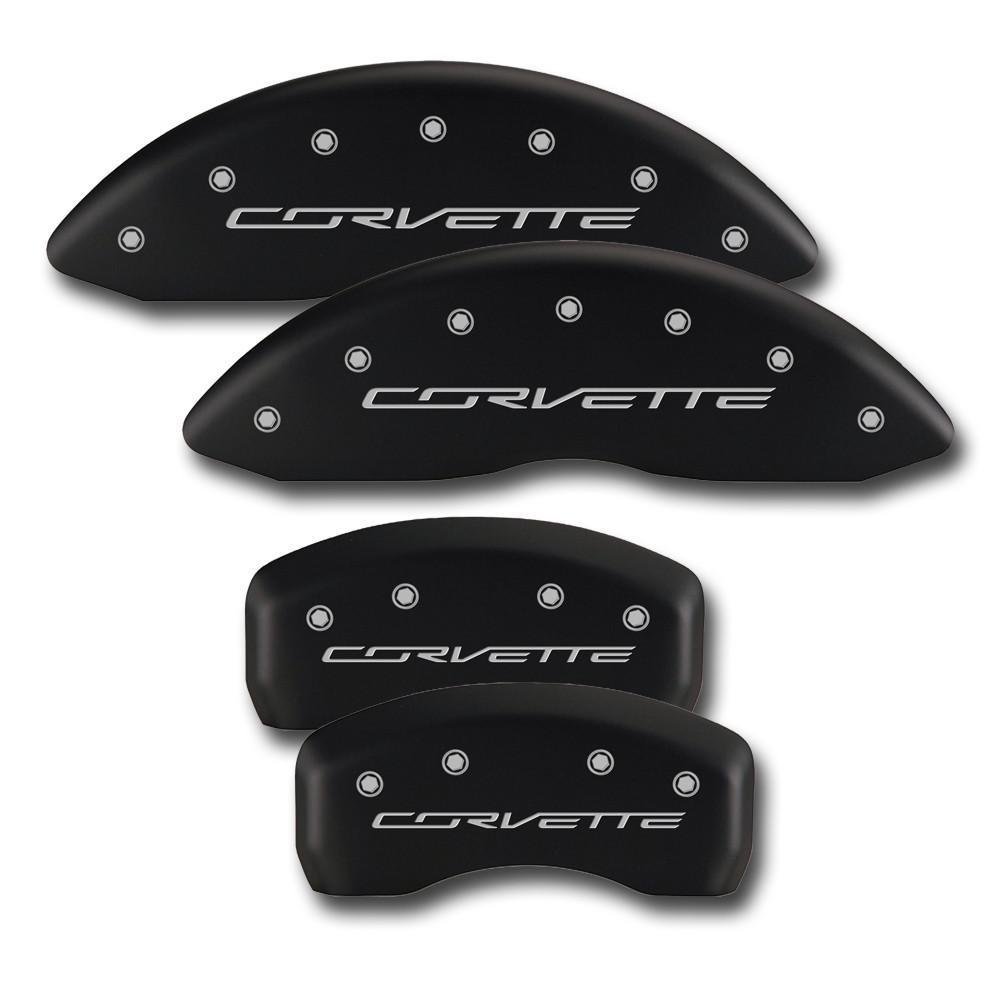 C7 Corvette Stingray Brake Caliper Cover Set with "CORVETTE" Script-SR1 Performance
