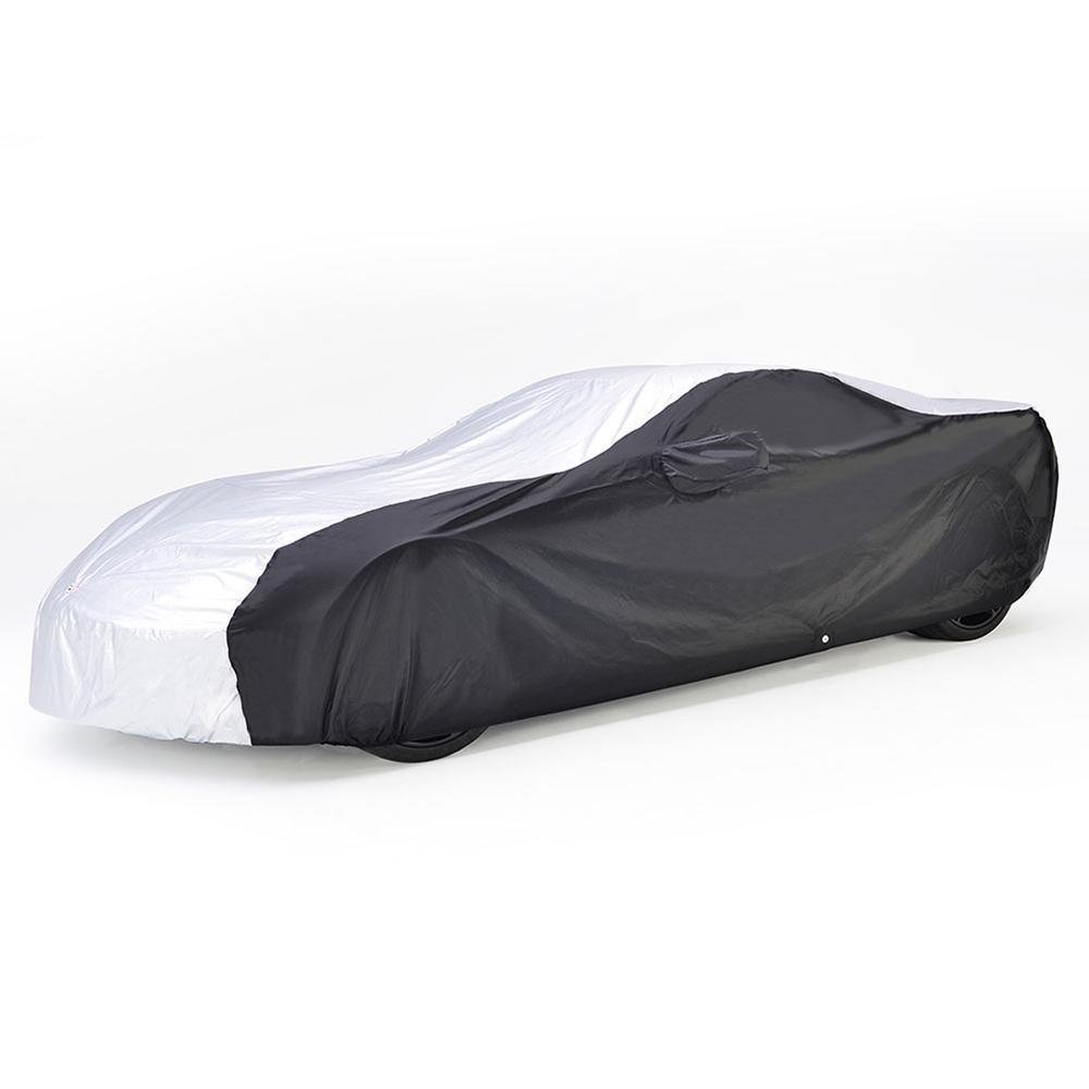 Corvette Intro-Guard Car Cover - Embossed - Indoor/Outdoor - Silver/Black : C7 Stingray, Z51, Z06, Grand Sport-SR1 Performance
