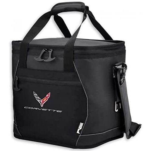C8 Corvette Waterproof 24-Can Cooler - Black-SR1 Performance