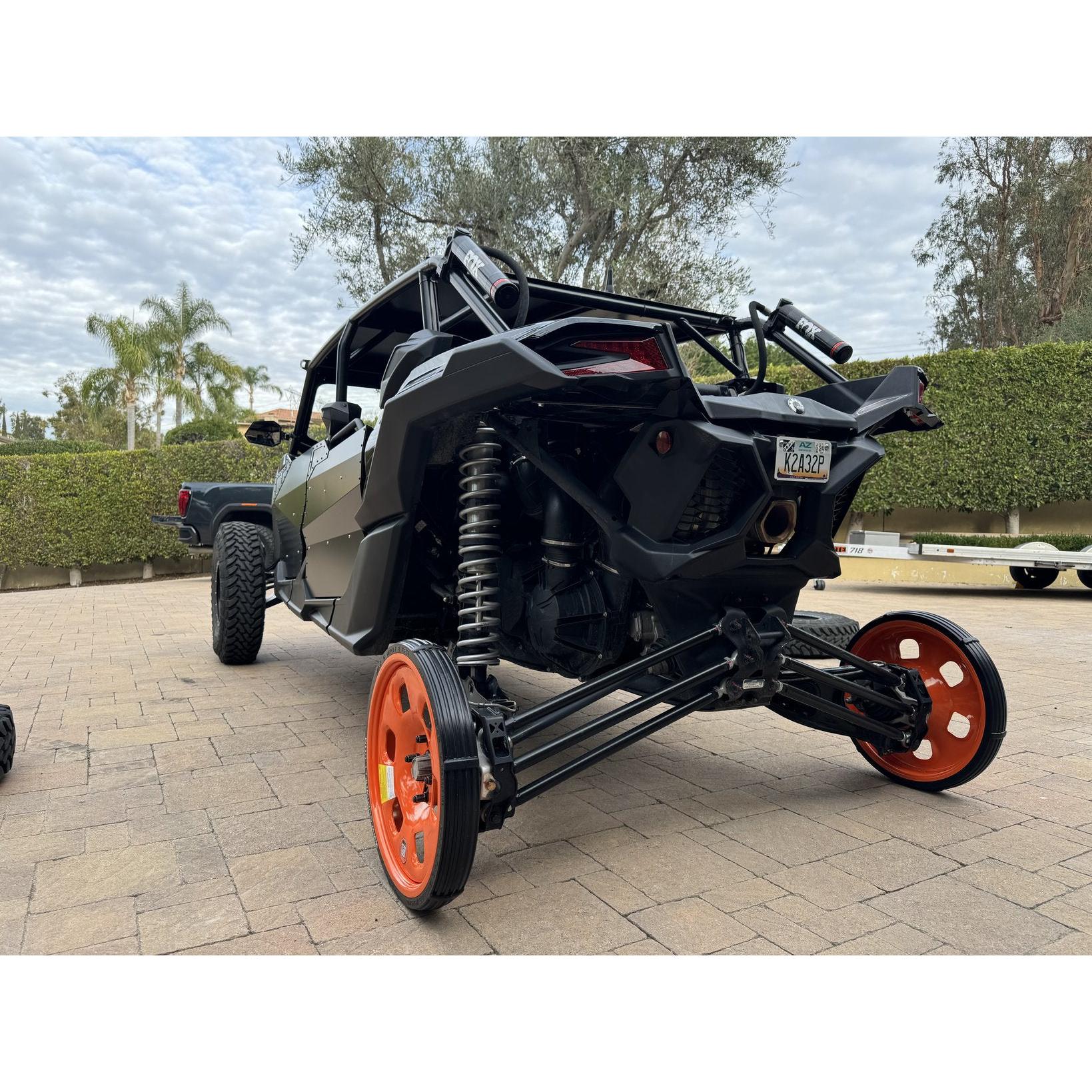 UTV GUNIWHEEL™ 45 Roller Wheel Universal Vehicle Mounting System - 4 or 5 Bolt Pattern for RZR Pro R & CanAm-SR1 Performance