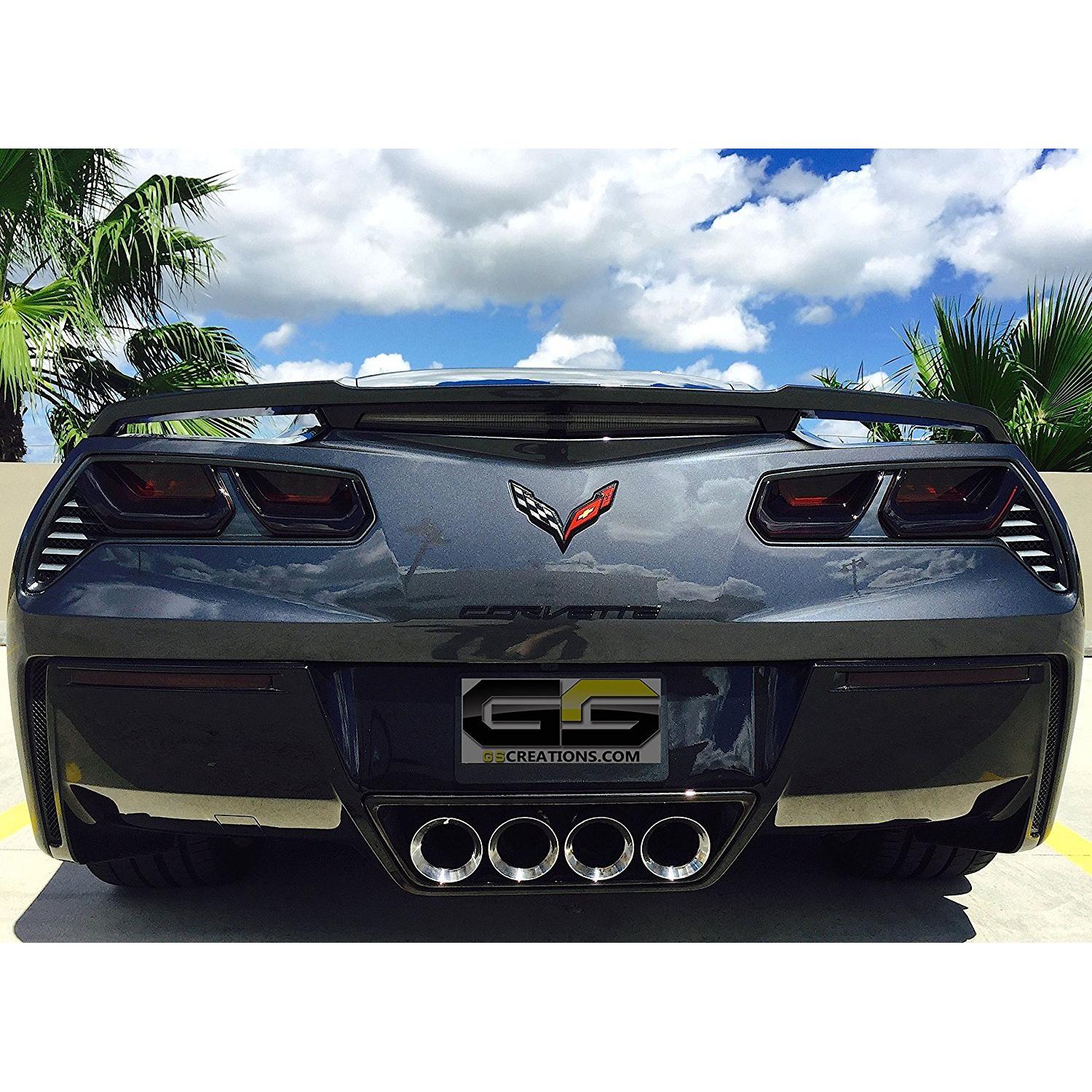 Corvette Blackout Kit - Molded Acrylic Rear Taillights : C7, Stingray, Z51, Z06, Grand Sport-SR1 Performance