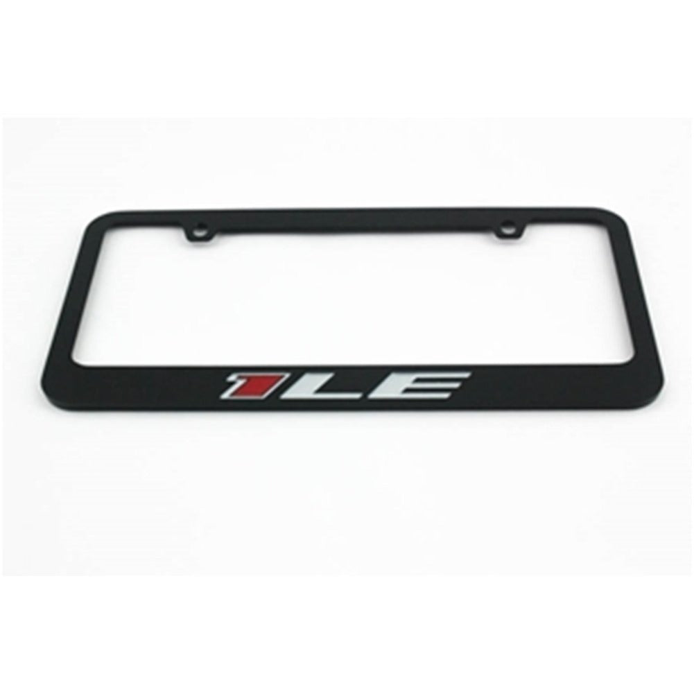 1LE Camaro License Plate Frame - Black-SR1 Performance