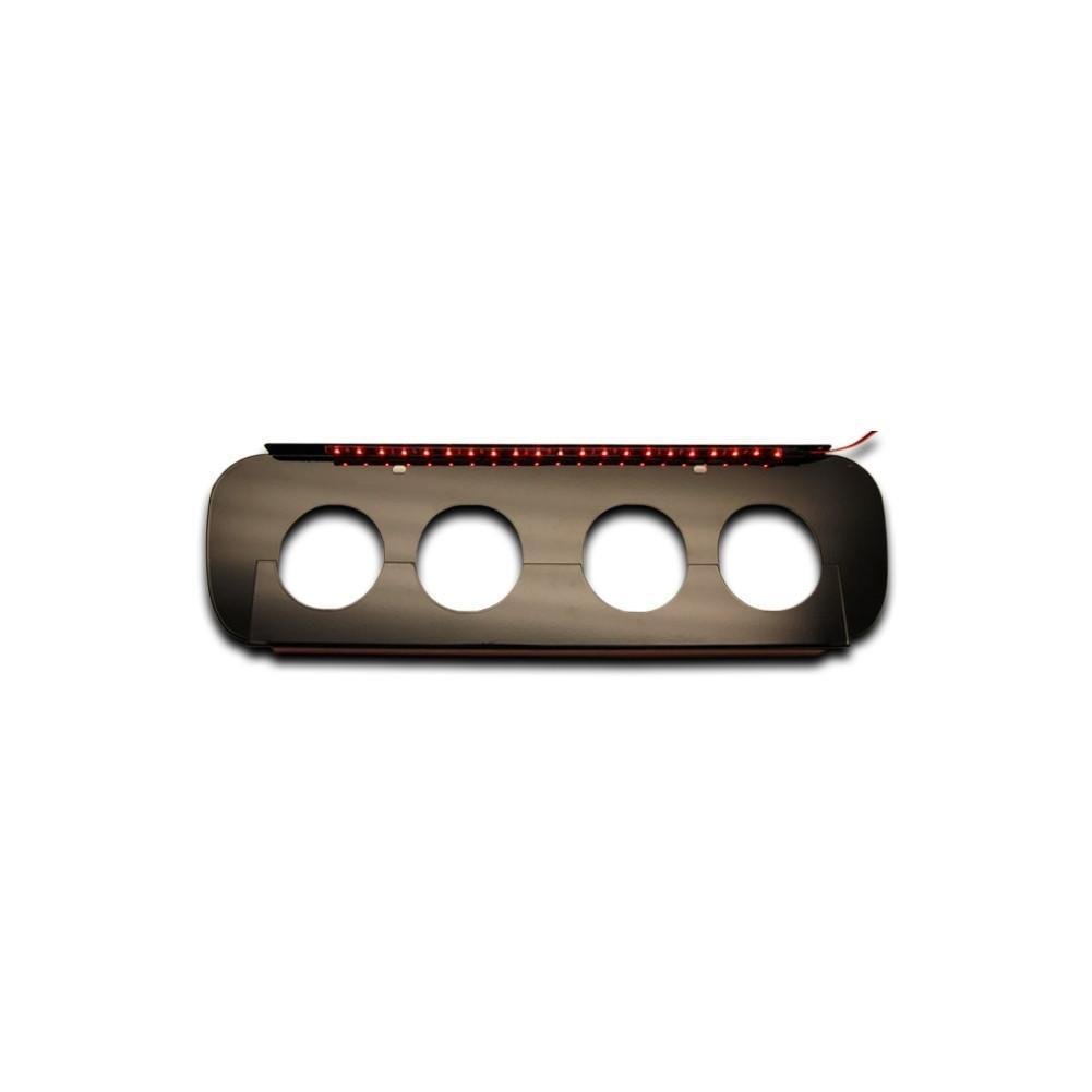 American Car Craft 052052 Black Exhaust Filler Plate (Powder Coated Stock System)-SR1 Performance