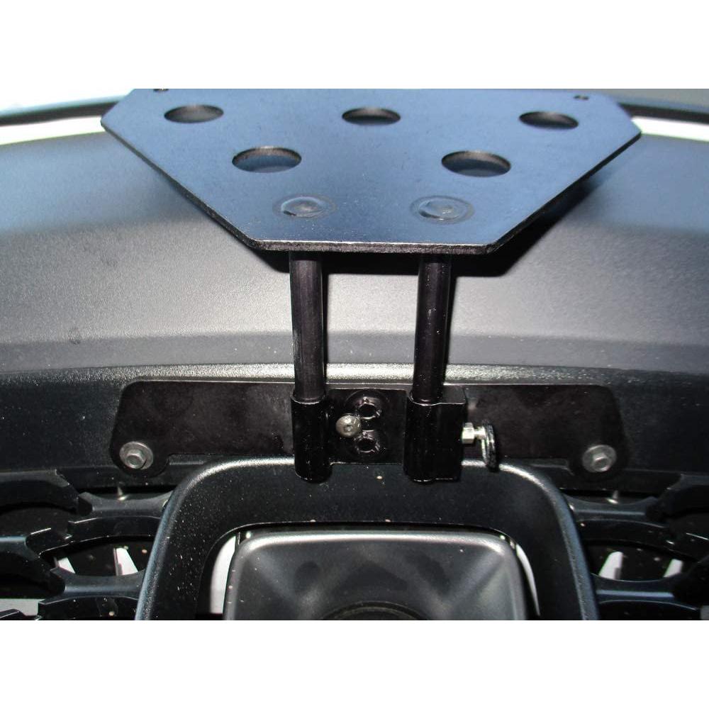 STO N SHO Front License Plate Bracket for 2019-2020 Dodge Charger SRT, Hellcat, Scat Pack Daytona Alternate No Drill Option-SR1 Performance