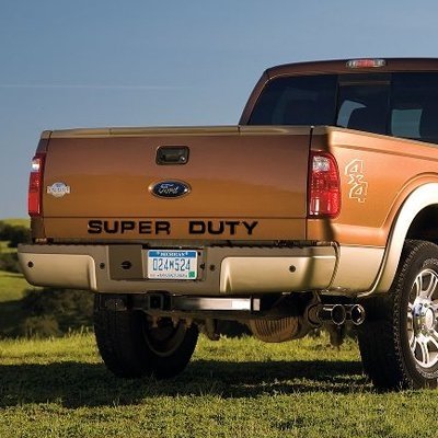 Ford Super Duty Trucks Tail Gate Black Letter Insert-SR1 Performance
