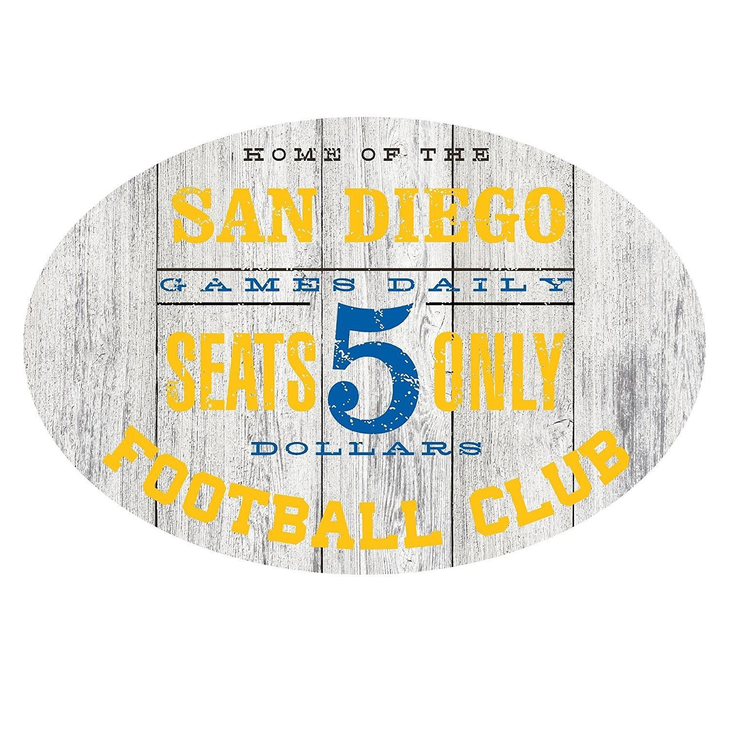 Home of the Denver Football Club Metal Sign Blue/Orange - Oval 12" x 8"-SR1 Performance