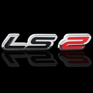 LS2 Billet Chrome Badge-SR1 Performance