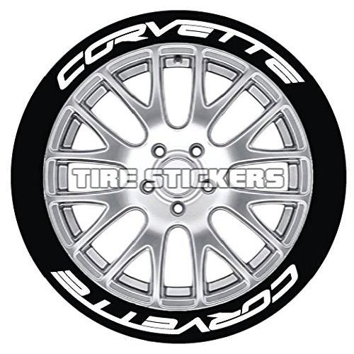 West Coast Corvette C7 Corvette Tire Stickers - Permanent 1" (Z06)-SR1 Performance